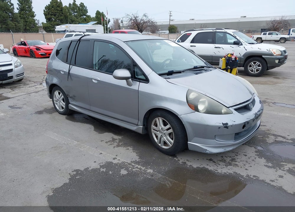 2007 HONDA FIT SPORT VIN: JHMGD38617S037598