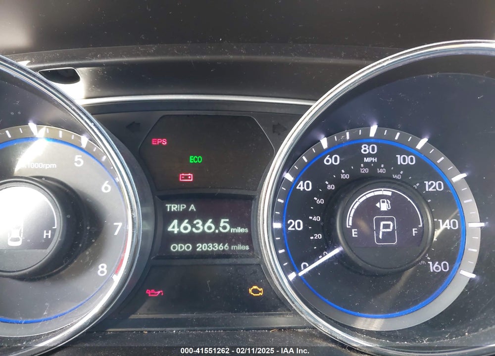 2013 HYUNDAI SONATA VIN: 5NPEB4AC6DH746235