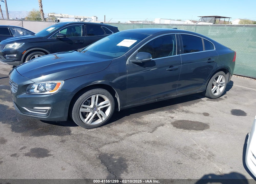 2014 VOLVO S60 VIN: YV1612FS3E2296813