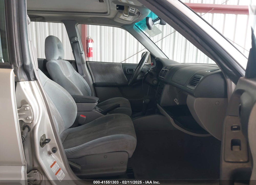 2001 SUBARU FORESTER S VIN: JF1SF65621H736695