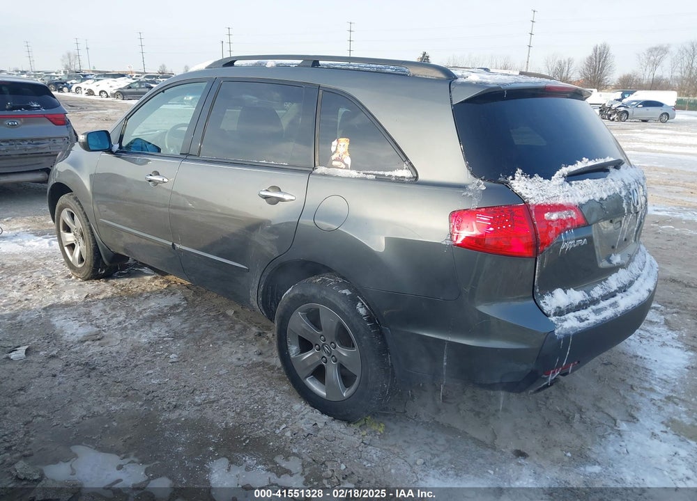 2007 ACURA MDX SPORT PACKAGE VIN: 2HNYD28577H553487