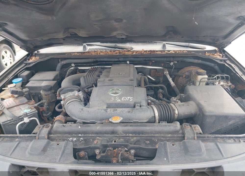 2006 NISSAN XTERRA S VIN: 5N1AN08W36C555042