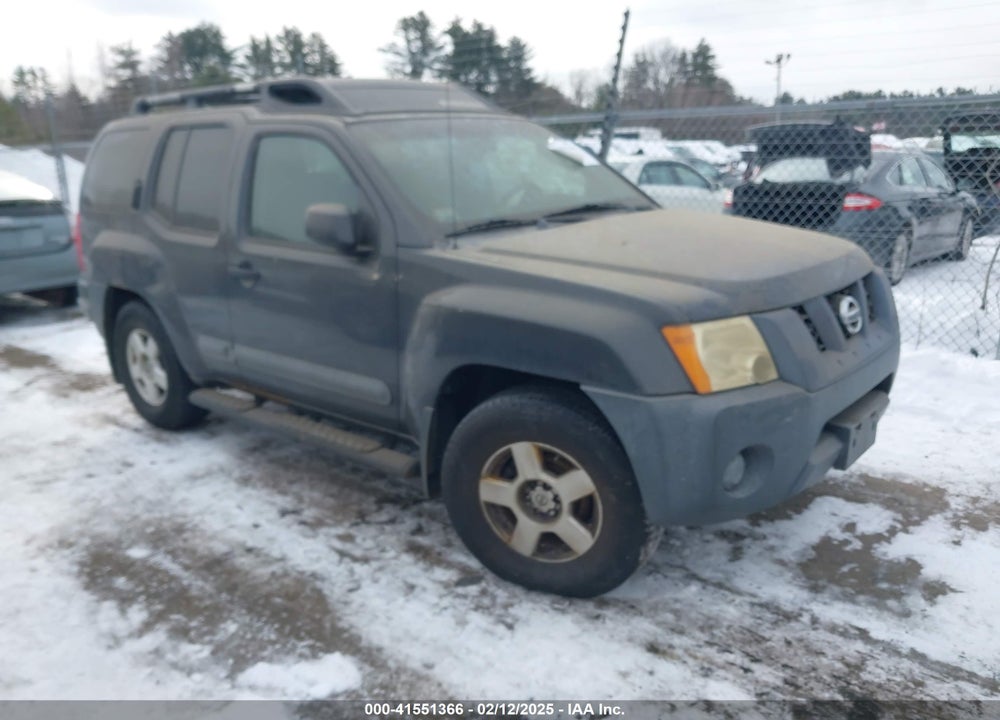 2006 NISSAN XTERRA S VIN: 5N1AN08W36C555042
