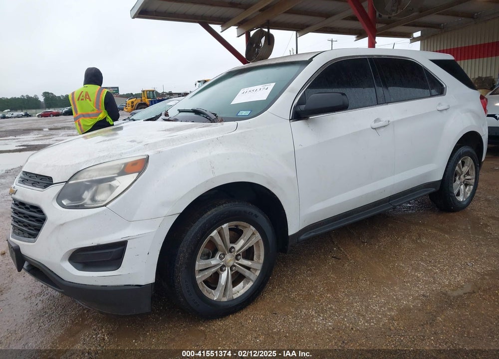 2016 CHEVROLET EQUINOX LS VIN: 2GNALBEK0G1110912