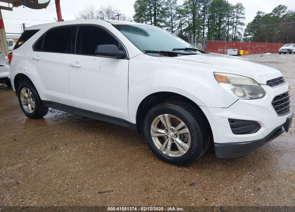 2016 CHEVROLET EQUINOX LS VIN: 2GNALBEK0G1110912