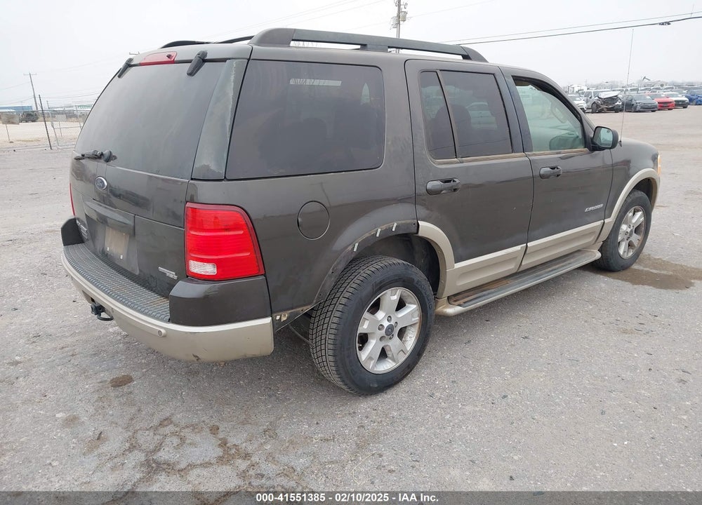 2005 FORD EXPLORER EDDIE BAUER VIN: 1FMDU64K15ZA24990