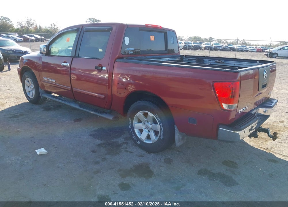 2005 NISSAN TITAN LE VIN: 1N6BA07A85N538117
