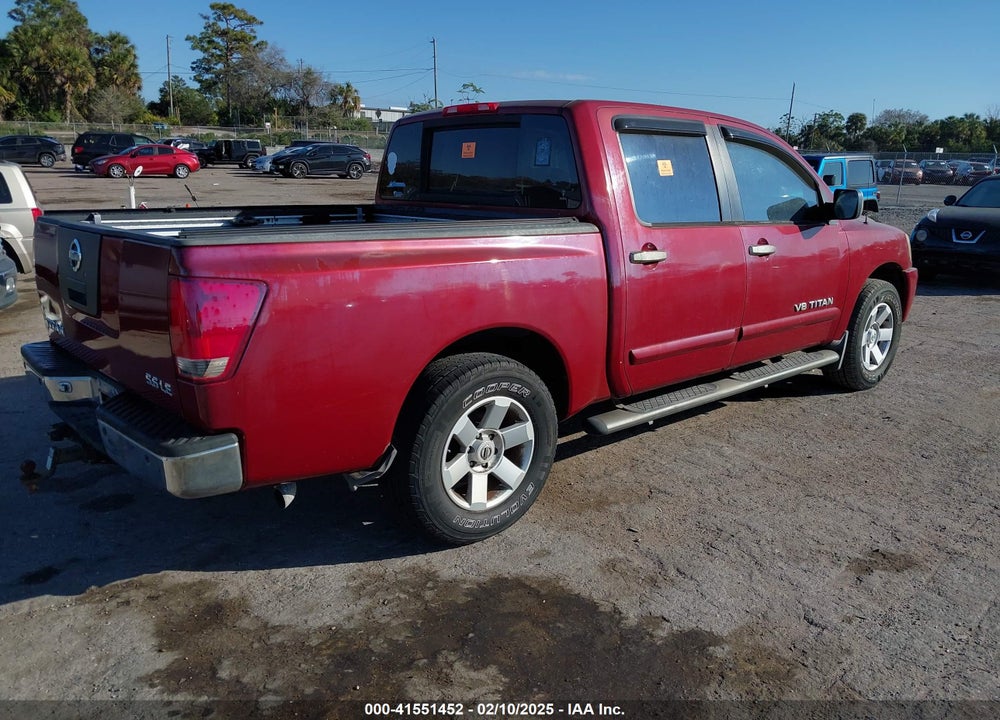 2005 NISSAN TITAN LE VIN: 1N6BA07A85N538117
