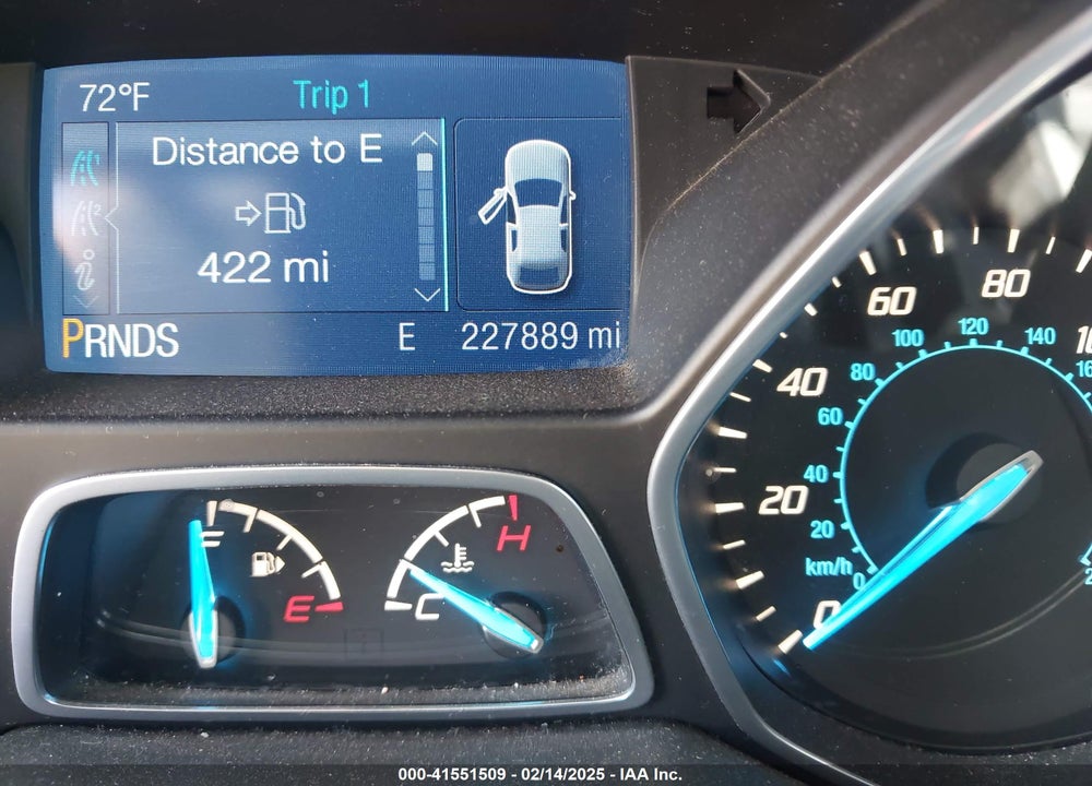 2014 FORD ESCAPE S VIN: 1FMCU0F74EUD17765