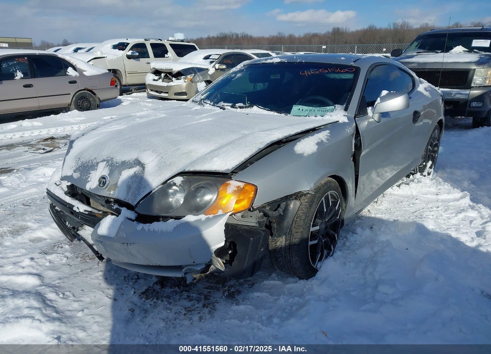 2003 HYUNDAI TIBURON GT V6 VIN: KMHHN65F73U017682