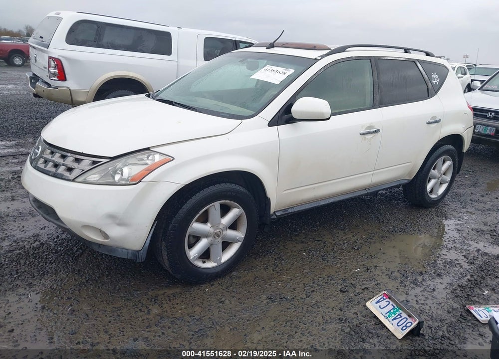 2005 NISSAN MURANO SE VIN: JN8AZ08W45W438953