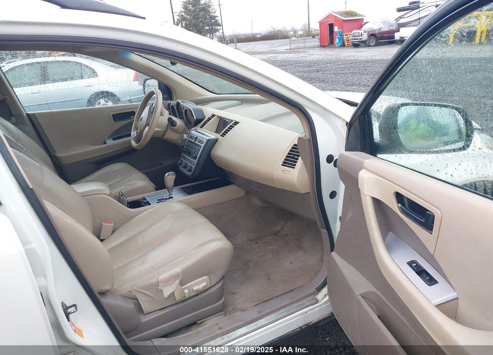 2005 NISSAN MURANO SE VIN: JN8AZ08W45W438953