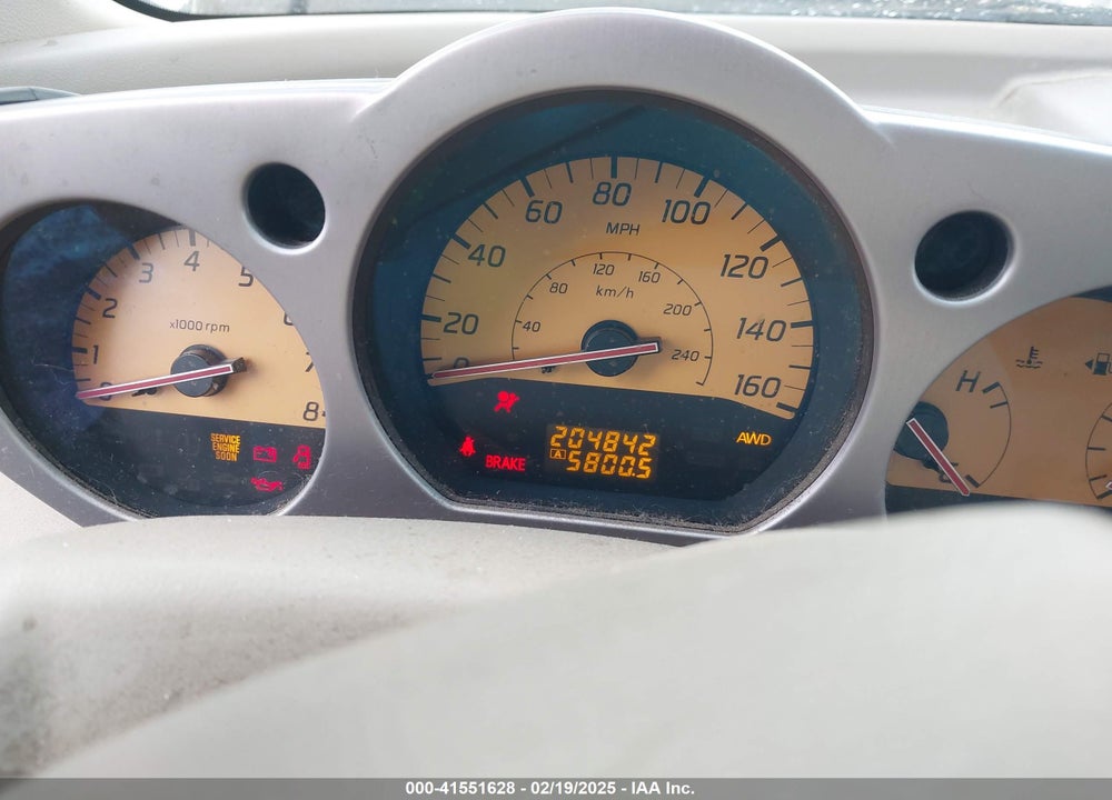 2005 NISSAN MURANO SE VIN: JN8AZ08W45W438953