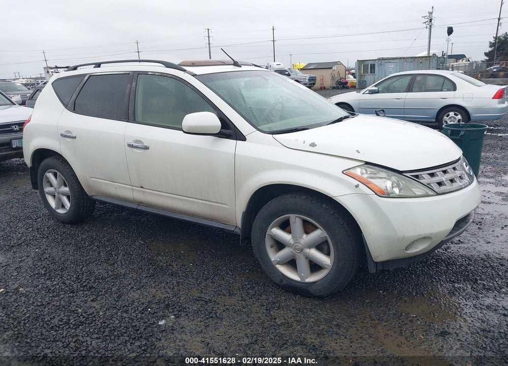 2005 NISSAN MURANO SE VIN: JN8AZ08W45W438953