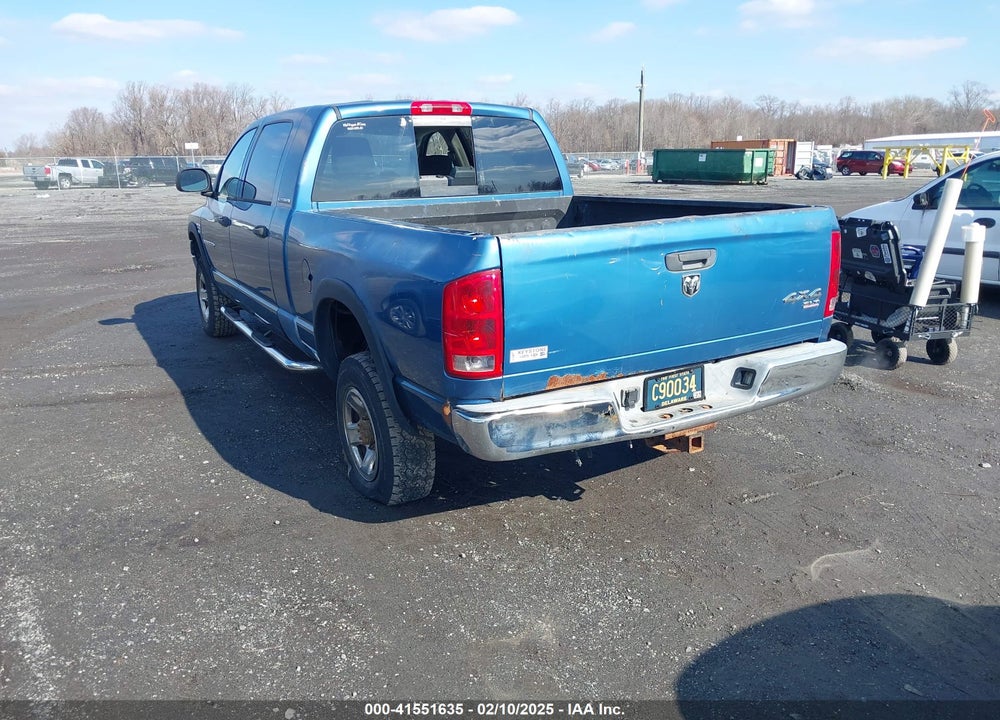2006 DODGE RAM 1500 SLT VIN: 3D7KS19DX6G238222