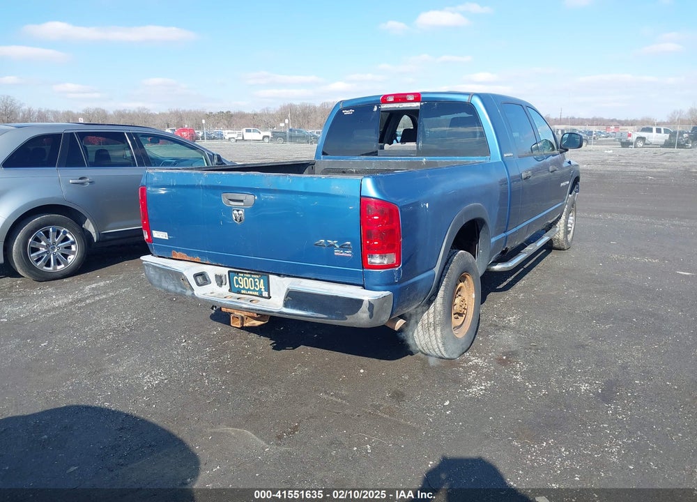 2006 DODGE RAM 1500 SLT VIN: 3D7KS19DX6G238222