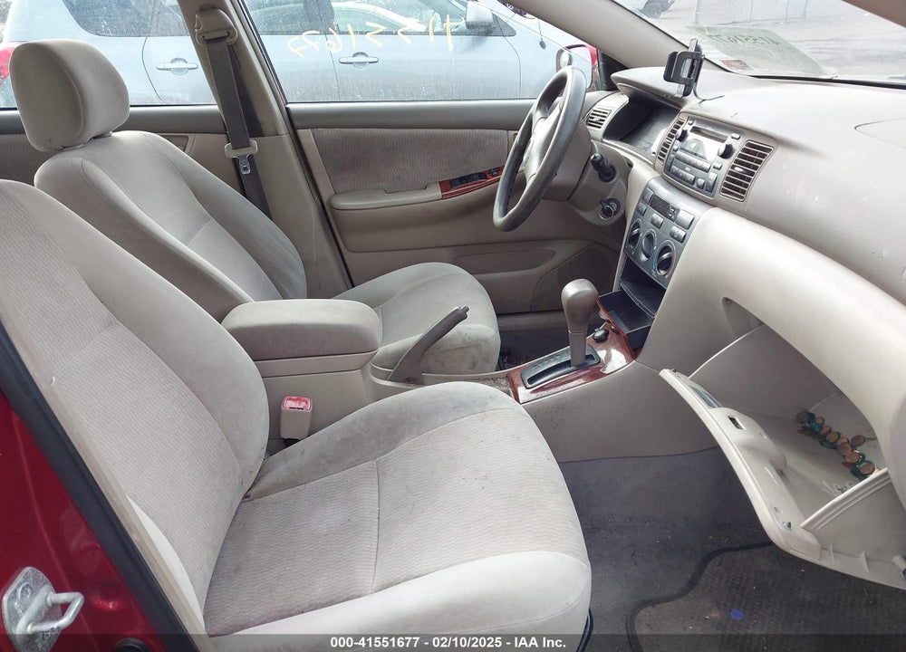 2008 TOYOTA COROLLA VIN: 2T1BR32E68C899828