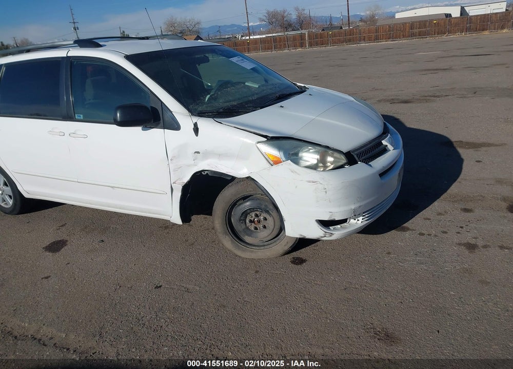 2005 TOYOTA SIENNA LE VIN: 5TDZA23C05S382444
