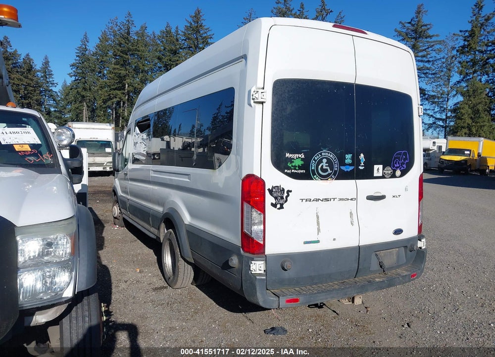2015 FORD TRANSIT-350 XLT VIN: 1FBVU4XG3FKA06154