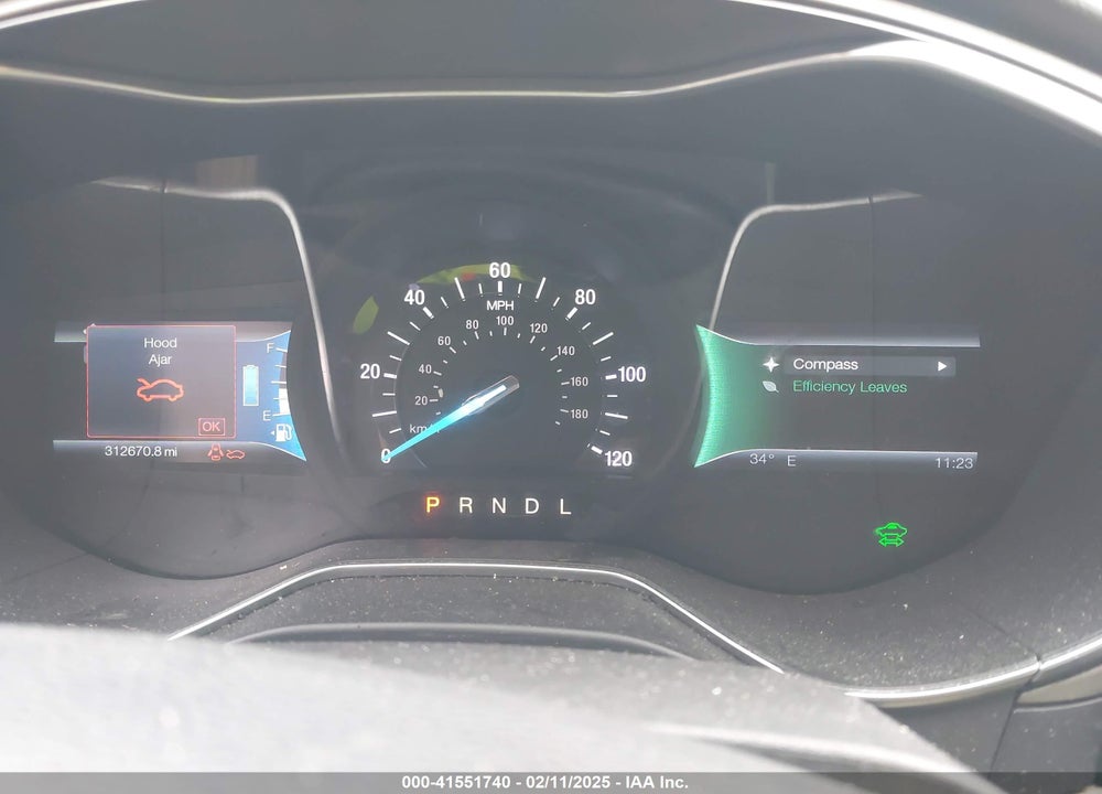 2013 FORD FUSION HYBRID VIN: 3FA6P0LU9DR312270