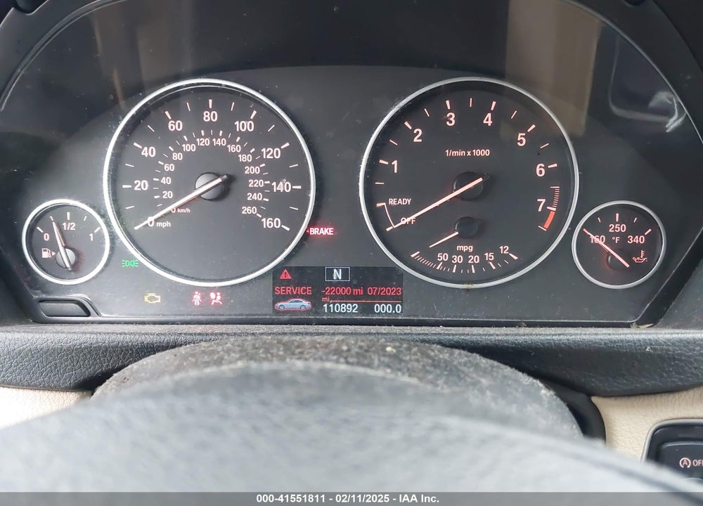 2014 BMW 320I VIN: WBA3B1C59EK132610