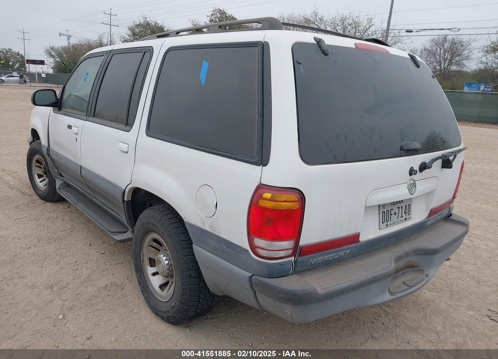 1999 MERCURY MOUNTAINEER VIN: 4M2ZU52E8XUJ23656