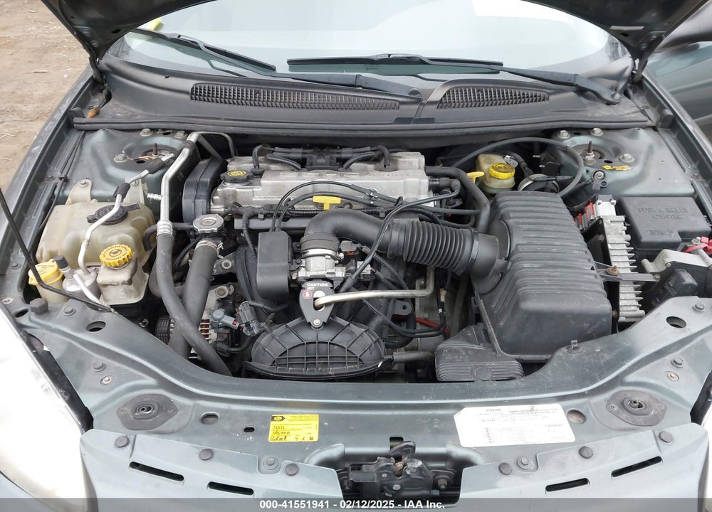 2002 CHRYSLER SEBRING LX/LX PLUS VIN: 1C3EL46X02N297855