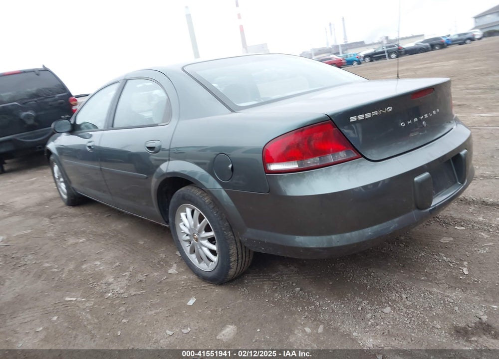 2002 CHRYSLER SEBRING LX/LX PLUS VIN: 1C3EL46X02N297855