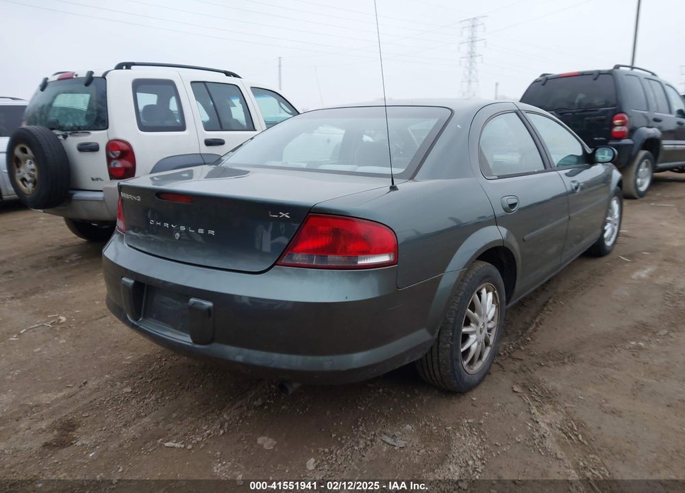 2002 CHRYSLER SEBRING LX/LX PLUS VIN: 1C3EL46X02N297855