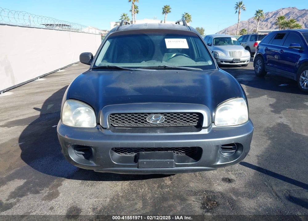2004 HYUNDAI SANTA FE VIN: KM8SB12B44U711136