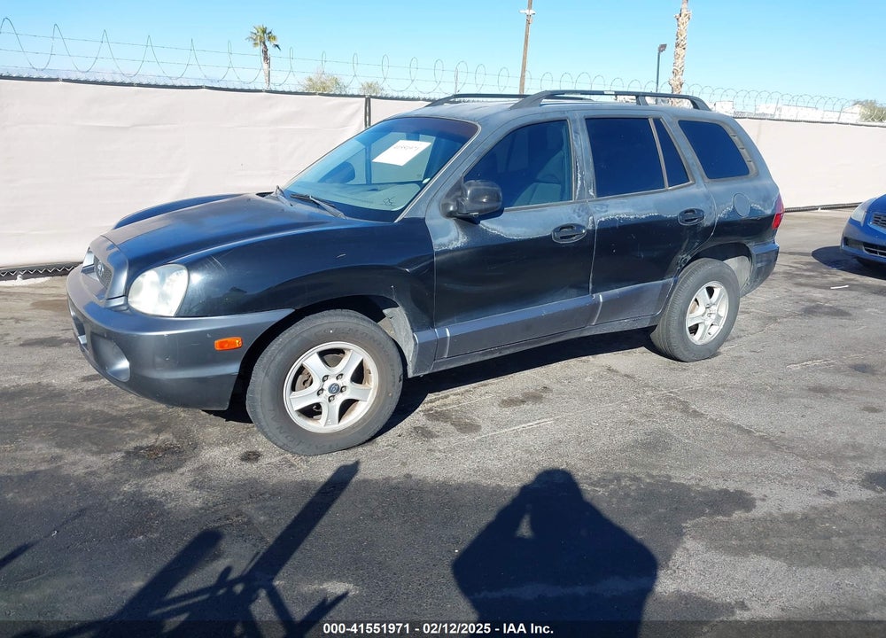 2004 HYUNDAI SANTA FE VIN: KM8SB12B44U711136