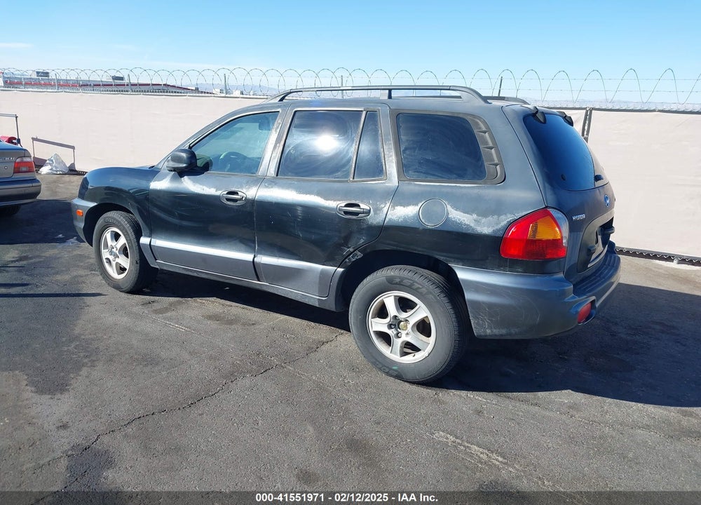 2004 HYUNDAI SANTA FE VIN: KM8SB12B44U711136