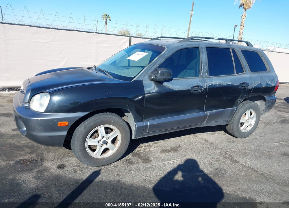 2004 HYUNDAI SANTA FE VIN: KM8SB12B44U711136