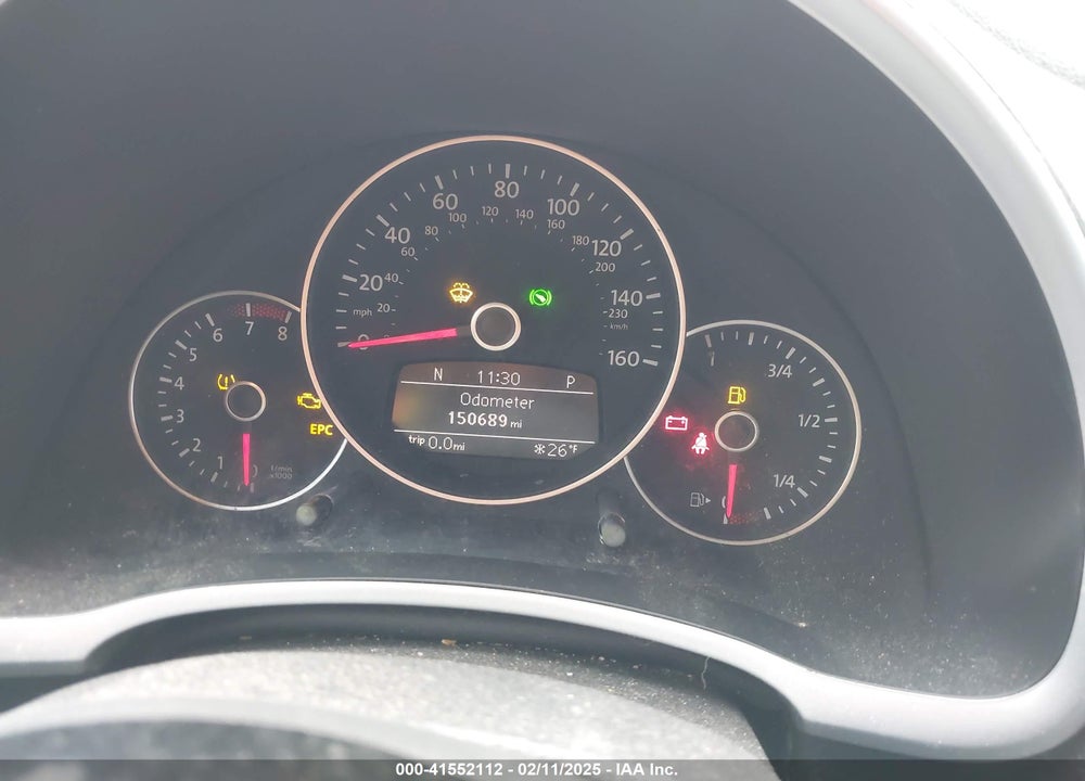 2012 VOLKSWAGEN BEETLE 2.0T TURBO VIN: 3VWVA7AT1CM635697