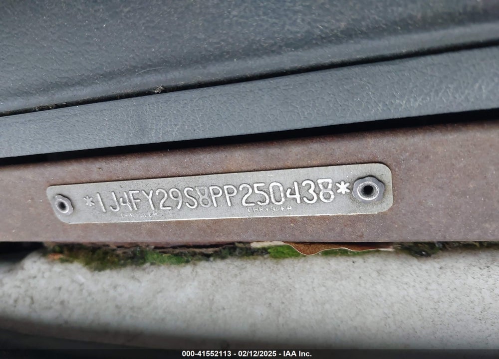 1993 JEEP WRANGLER / YJ VIN: 1J4FY29S8PP250438
