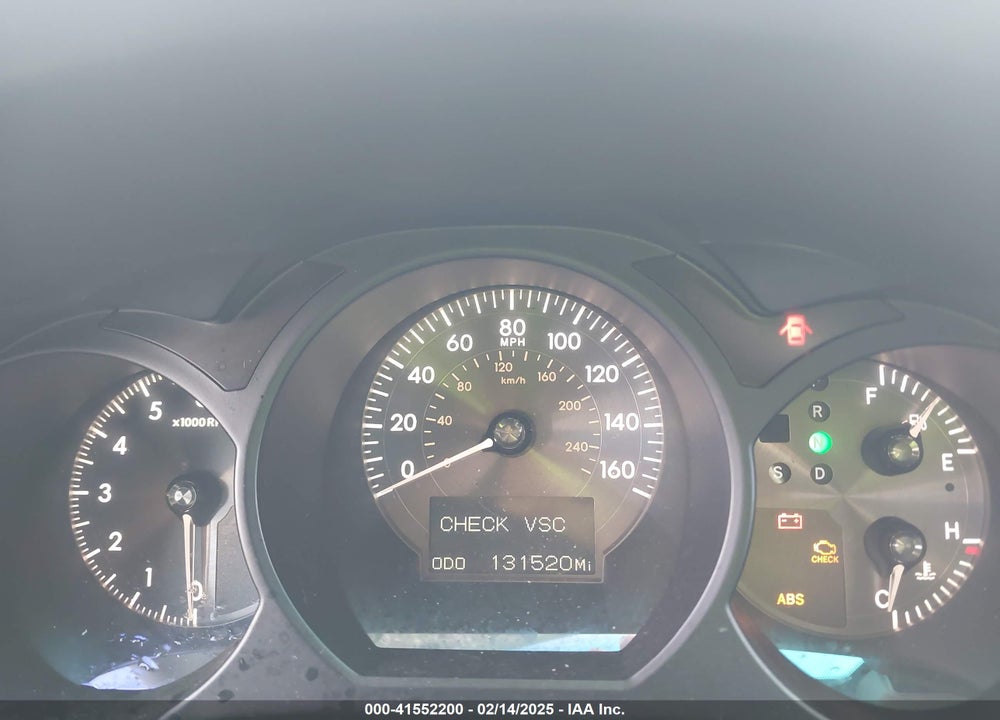 2007 LEXUS GS350 VIN: JTHBE96S670008782