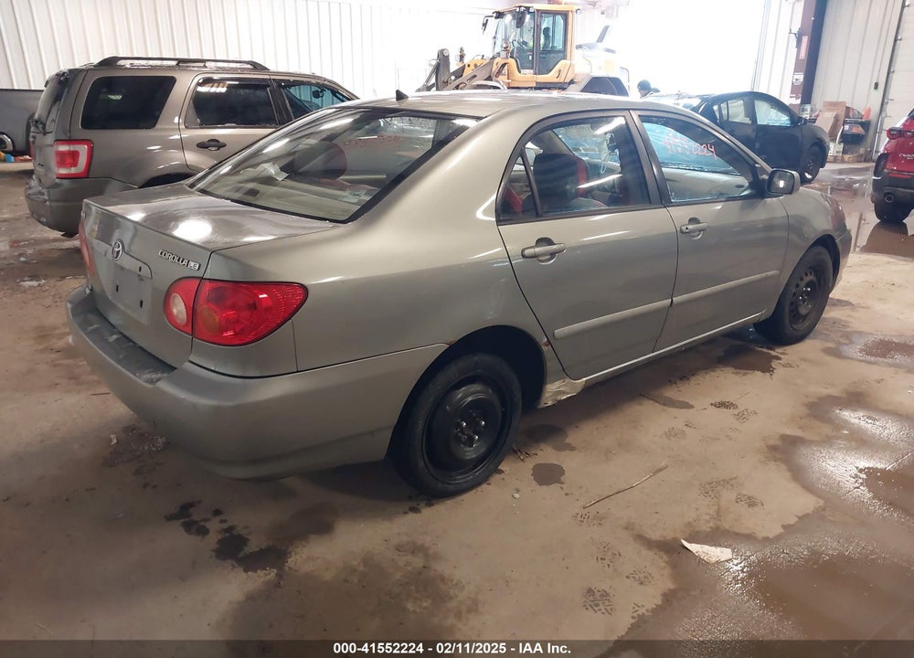 2004 TOYOTA COROLLA LE VIN: 2T1BR32E24C284588