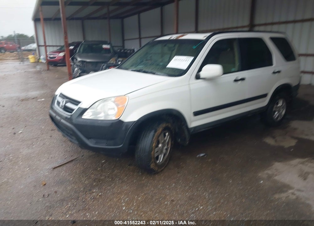 2002 HONDA CR-V EX VIN: SHSRD78872U009967