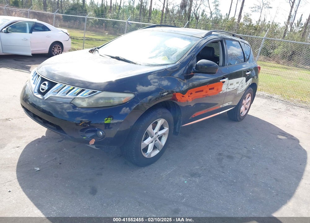 2009 NISSAN MURANO SL VIN: JN8AZ18U59W003918