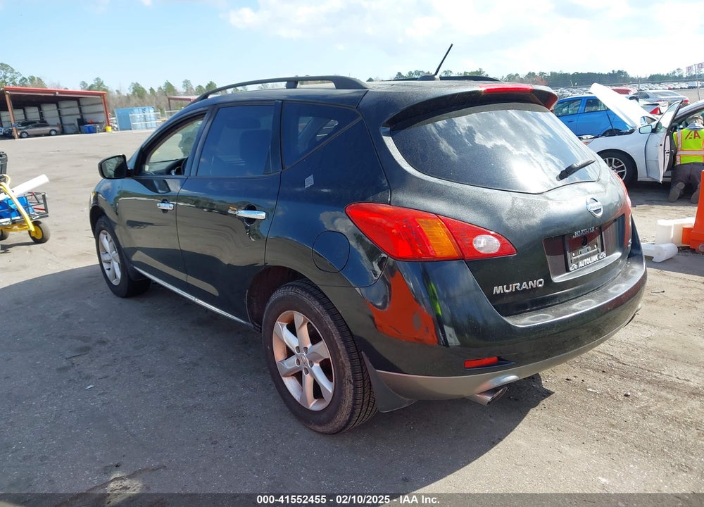 2009 NISSAN MURANO SL VIN: JN8AZ18U59W003918