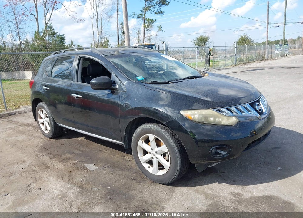 2009 NISSAN MURANO SL VIN: JN8AZ18U59W003918