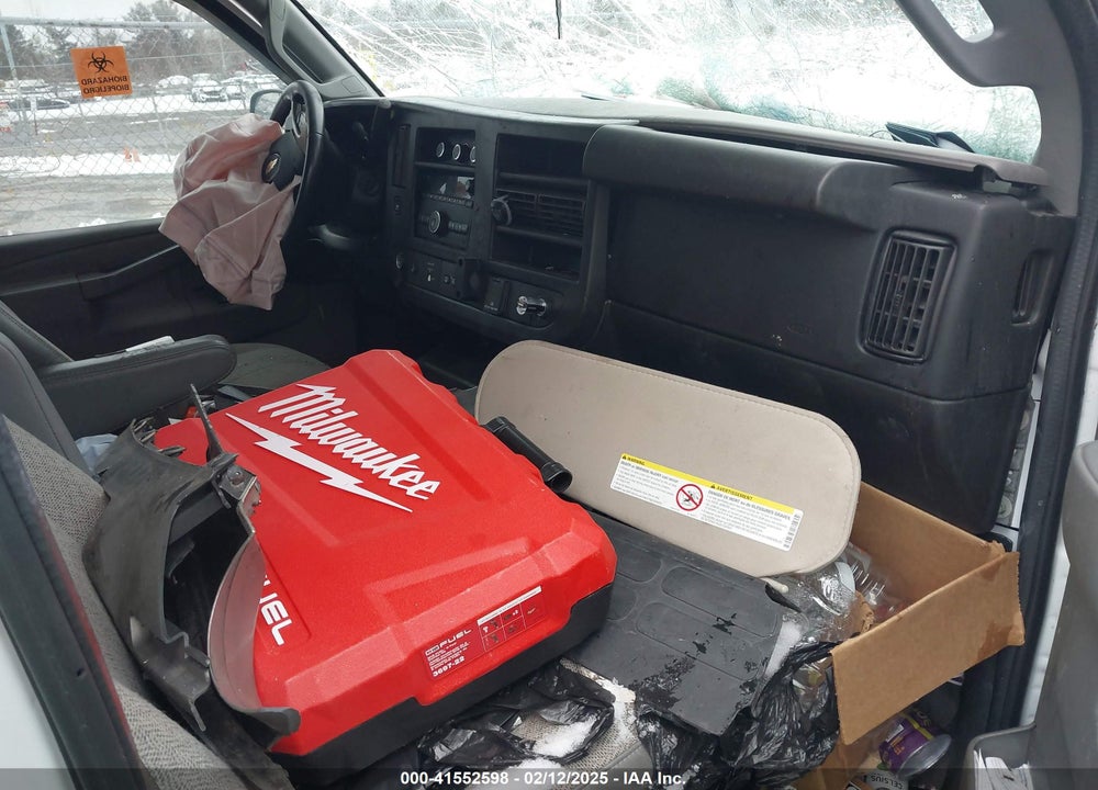 2018 CHEVROLET EXPRESS 2500 WORK VAN VIN: 1GCWGAFP6J1315090
