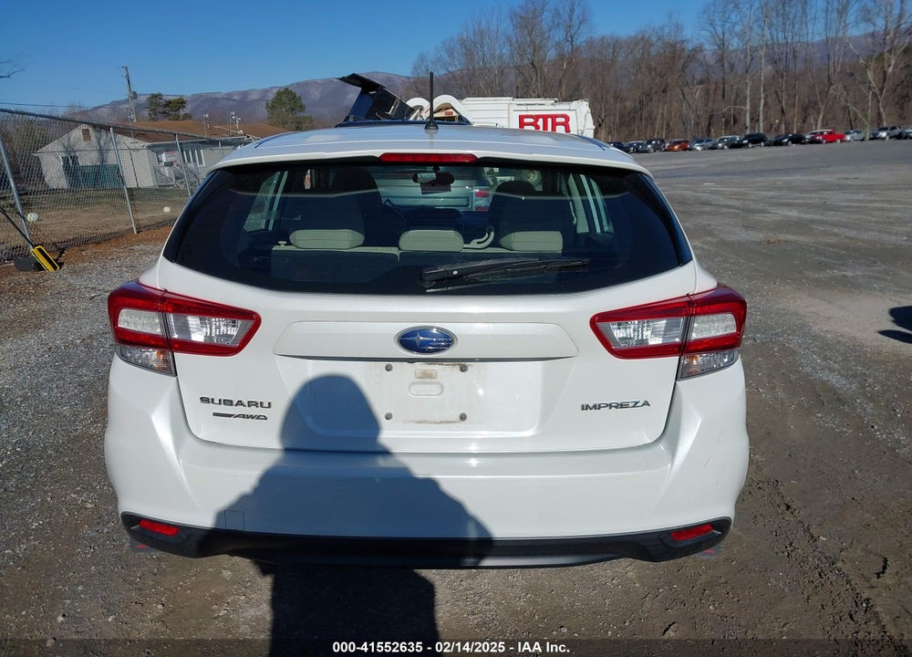 2018 SUBARU IMPREZA 2.0I VIN: 4S3GTAA63J3750720