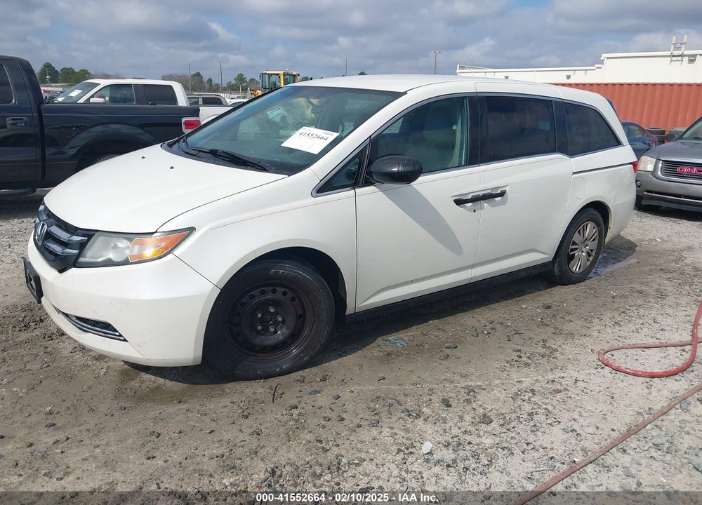 2016 HONDA ODYSSEY LX VIN: 5FNRL5H28GB088972
