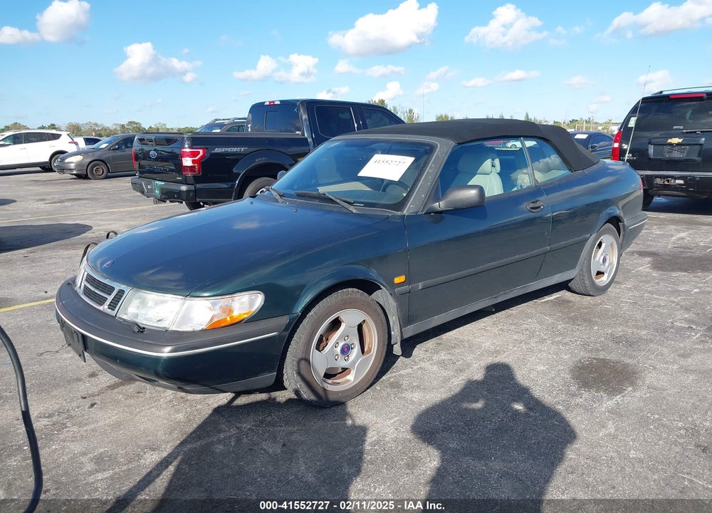 1996 SAAB 900 S VIN: YS3DD75B2T7008145