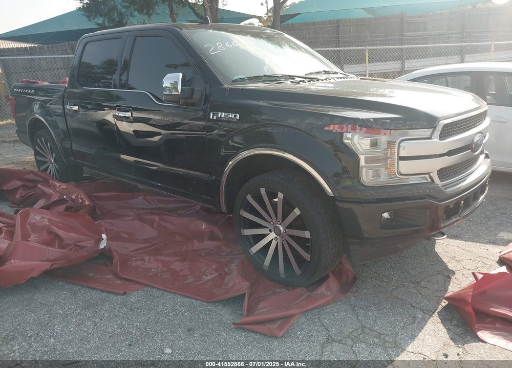 2018 FORD F-150 PLATINUM VIN: 1FTEW1EG4JFE14106