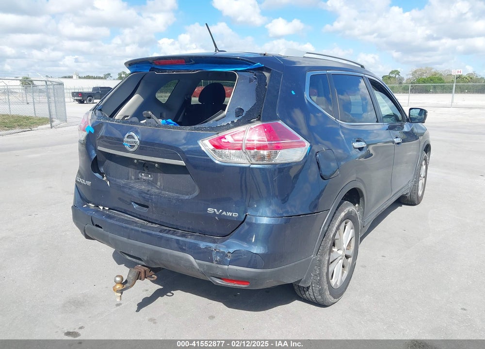 2015 NISSAN ROGUE SV VIN: 5N1AT2MV5FC927477