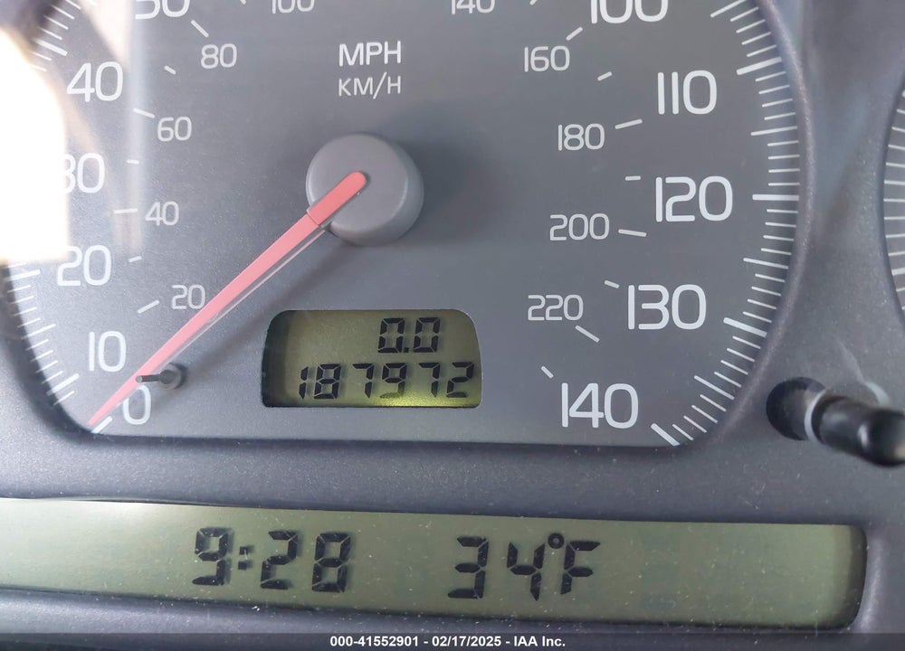 1998 VOLVO V70 GTAS/GTMS VIN: YV1LW5541W2522616