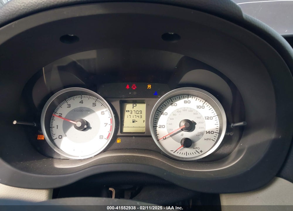2012 SUBARU IMPREZA 2.0I PREMIUM VIN: JF1GJAC68CH014709