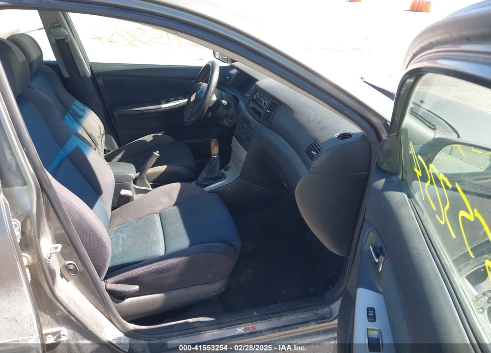 2005 TOYOTA COROLLA XRS VIN: 2T1BY30E75C408751